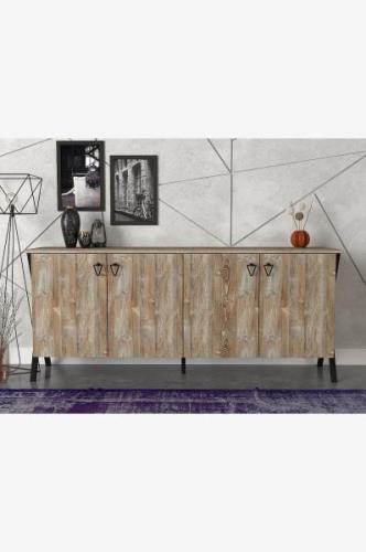 Hanah Home - Konsolbord Zeth - Brun - Skænke & sideboards - - Homeroom