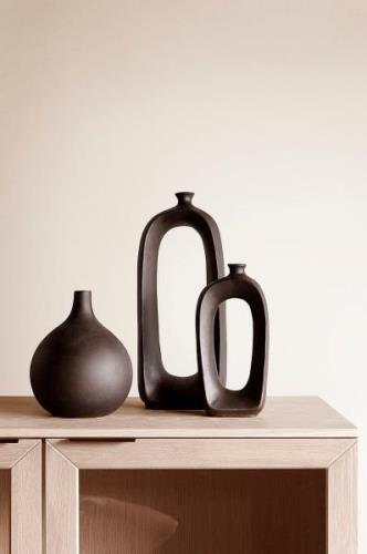 Vase/Lysestage Ebony