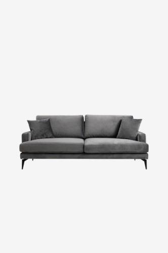 Homitis - 3-personers sofa - Grå - 3-pers. sofaer - - Homeroom