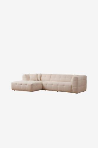 Hanah Home - Hjørnesofa venstre - Cady - Beige - Sofaer med chaiselong...