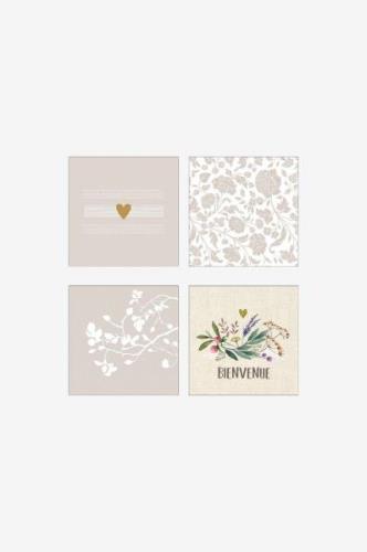 Paperproducts Design - Servietter PPD Mixed No17 4 stk. 20-pak - Beige...