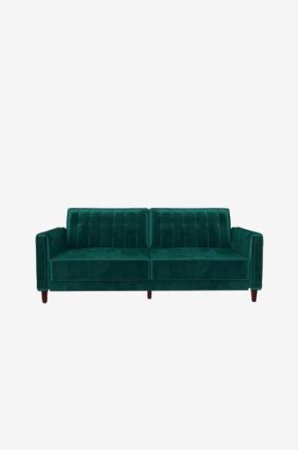 Dorel Home - Sovesofa tuftet Pin Transitional - Grøn - Sovesofaer - - ...