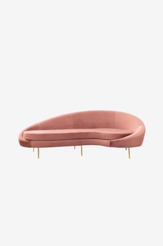 Homitis - Sofa 3-pers. højre Eses - Rosa - 3-pers. sofaer - - Homeroom