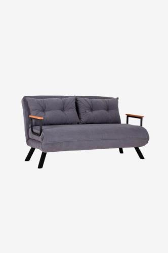 Hanah Home - Sovesofa 2-pers. Sando - Grå - Grå - 2-pers. sofaer - - H...