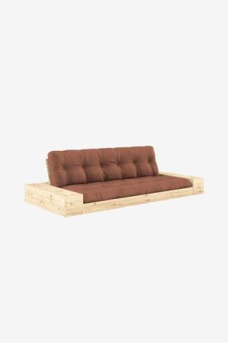 Karup Design - Base Sovesofa m. 2 sidebokse Tre-personers - Brun - Sov...