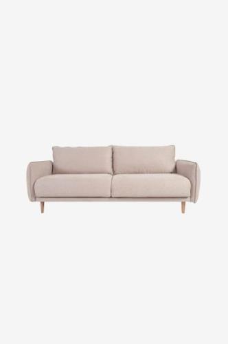 Kave Home - Sofa Carlota, 3-pers. - Brun - 3-pers. sofaer - - Homeroom