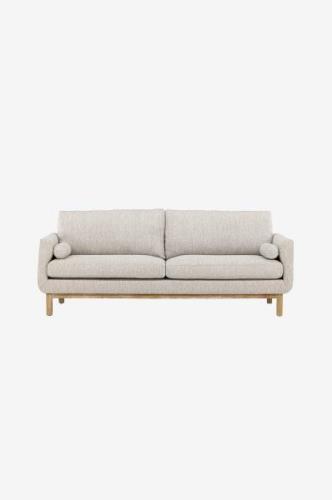 Venture Home - Sofa med 3 sæder Olympos - Beige - 3-pers. sofaer - - H...