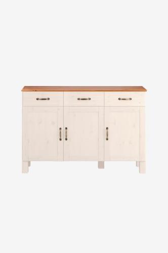 Loft24 - Skænk Alby 3 døre/3 skuffer - Hvid - Skænke & sideboards - - ...