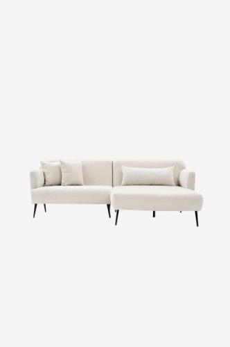 Hanah Home - Hjørnesofa Otis Right - Beige - Sofaer med chaiselong - -...