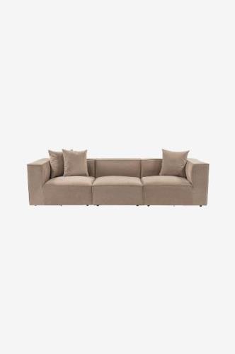 Homitis - Sofa 3-sædet Lily - Brun - 3-pers. sofaer - - Homeroom