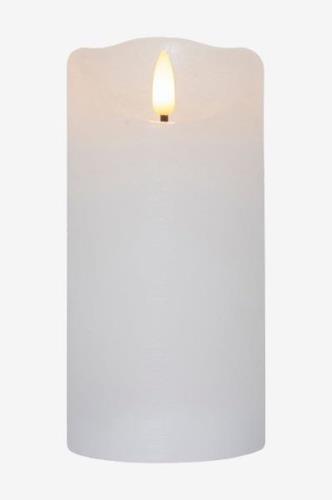 Star Trading - Bloklys Flamme Rustic LED 15 cm - Hvid - Lys - - Homero...