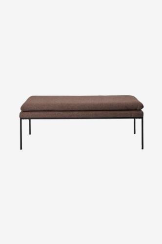 Nordic Furniture Group - Bænk Trouville med hynde - Brun - Bænke - - H...