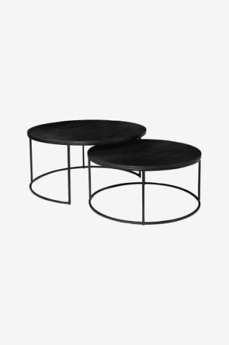 Nordic Furniture Group - Sofabord Natalie, sæt med 2 - Sort - Sofabord...