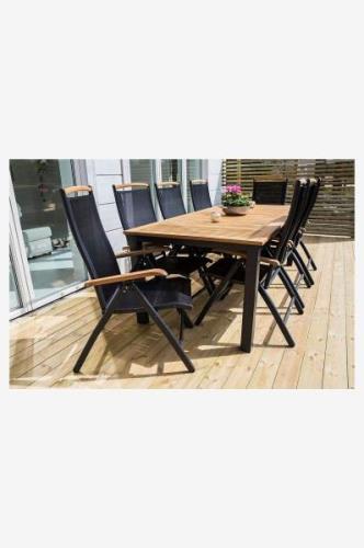 Venture Home - Panama, spisebord 1, 224/324 cm - Sort - Spiseborde - -...