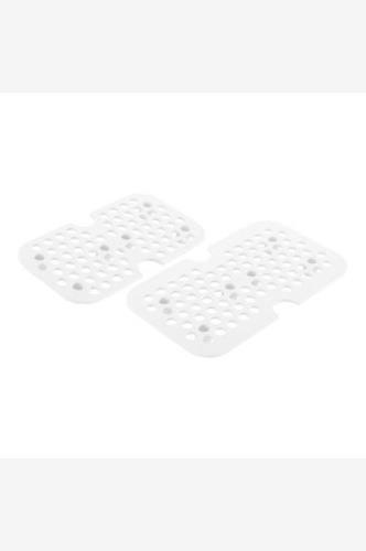 ZWILLING - Drypbakker Fresh & Save til glasbeholder M/L 2-pak - Hvid -...