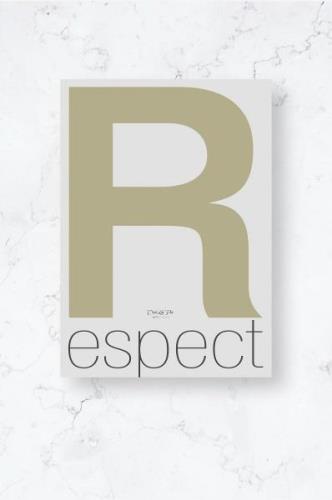 Malerifabrikken - Plakat/R espect/Plano - Beige - Posters - - Homeroom