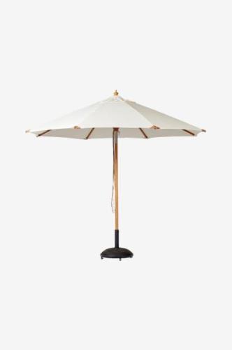 Cinas - Parasol Pomino Ø3,3 m olefin - Hvid - Parasoller - - Homeroom