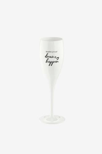 Champagneglas Med Print 6-pak CHEERS 100ml