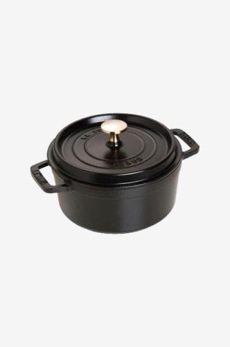 Staub - Gryde La Cocotte rund 18 cm, 1,7 l - Sort - Gryder & kasseroll...