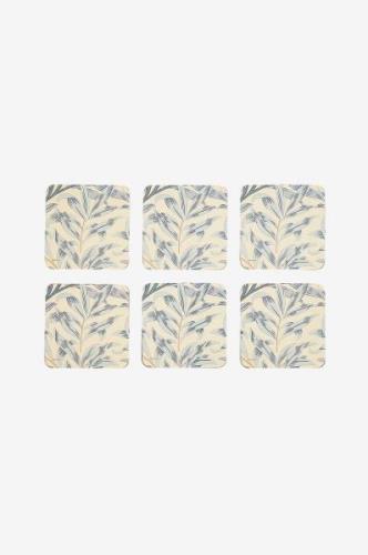 Pimpernel - Glasbrikker Morris & Co Willow Bough Blue 6-pak - Flerfarv...