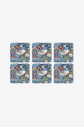 Pimpernel - Glasbrikker Morris & Co Strawberry Thief Blue 6-pak - Fler...