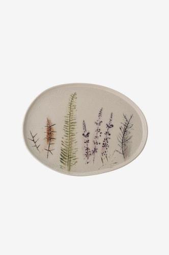 Bloomingville - Serveringsfad Bea diameter 34,5 cm - Natur - Servering...