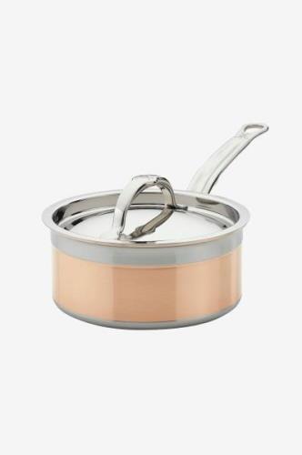 Hestan - Kasserolle CopperBond diameter 16 cm, 1,4 liter - Kobber - Gr...