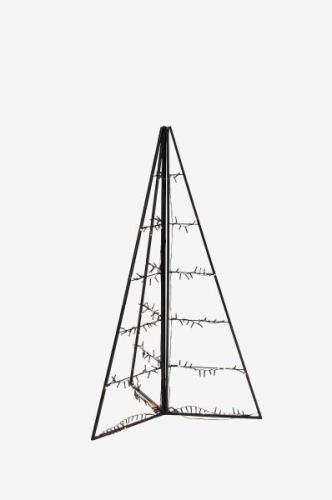 Konstsmide - Dekoration metalpyramide LED 120cm - Sort - Dekorativ jul...