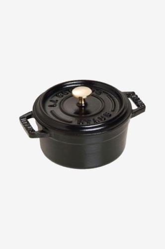 Staub - Gryde La Cocotte rund 10 cm, 0,25 L - Sort - Gryder & kasserol...