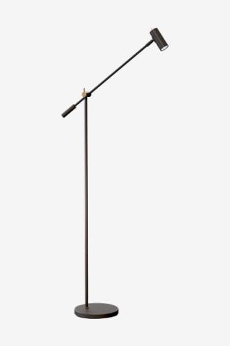 Belid - Gulvlampe Cato højde 100-143cm cm dæmpbar - Sort - Gulvlamper ...