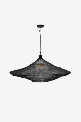 Kave Home - Loftlampe Metal Makai Ø 87 cm - Sort - Loftpendler - - Hom...