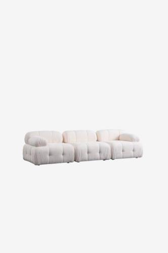 Hanah Home - 3-sæders sofa Muffin - Hvid - 3-pers. sofaer - - Homeroom