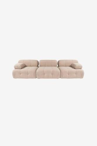 Hanah Home - 3-sæders sofa Puca - Natur - 3-pers. sofaer - - Homeroom