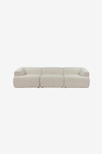 Hanah Home - 3-sæders sofa Lotus - Hvid - 3-pers. sofaer - - Homeroom