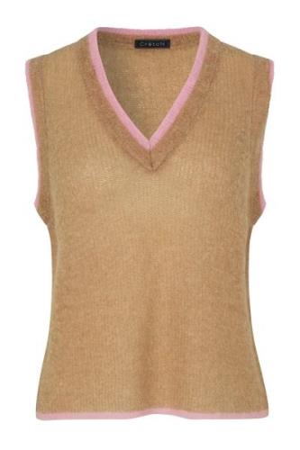 CRÉTON Vesla vest (CAMEL, S)