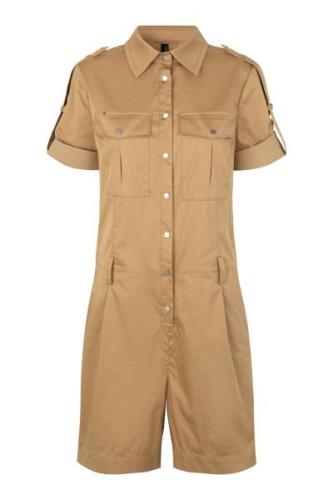 TWO GENERATIONS Pentagon jumpsuit (CAMEL, 38)