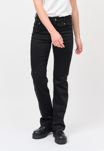 CRÉTON CRYolanda stay black jeans - straight fit (SORT 31 IN)