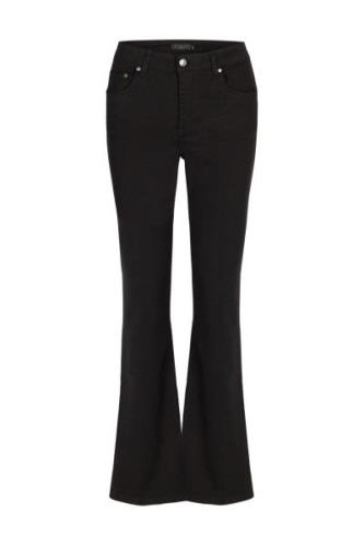 CRÉTON CRYola stay black jeans - flare (SORT 29 IN)