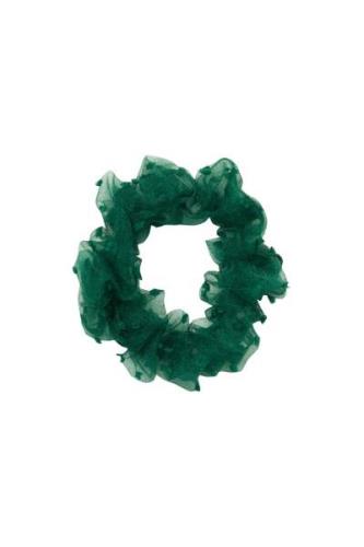 CRÉTON CRAScrunchie organza hårelastik (GRØN, ONESIZE)