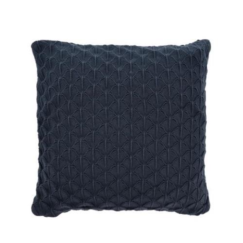 SÖDAHL Scallop pude 45x45 cm indigo