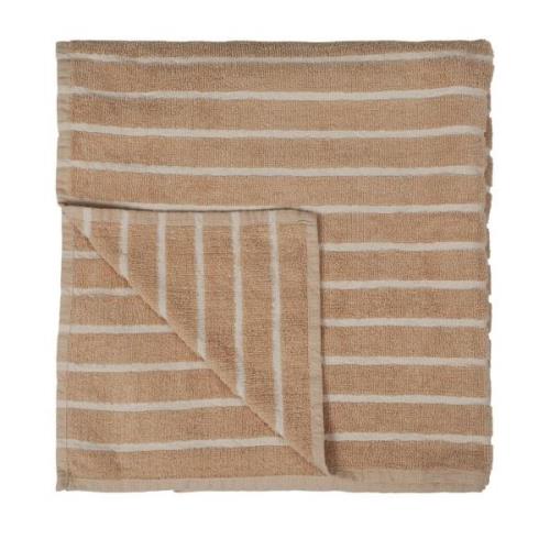 SINNERUP Life stripe badehåndklæde  (BEIGE ONESIZE)