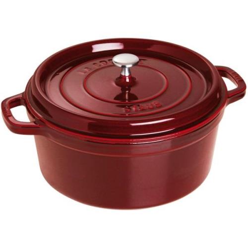 Staub Rund Gryde 28 cm 6,7 liter Grenadine