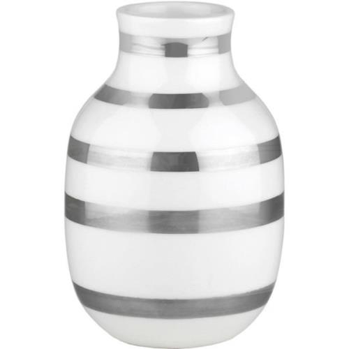 Kähler Omaggio vase sølv 12,5 cm.