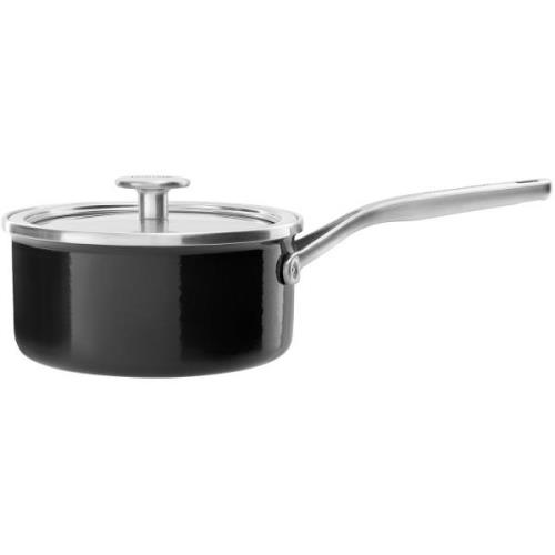 KitchenAid Cookware Collection Kasserolle m/låg sort 20 cm