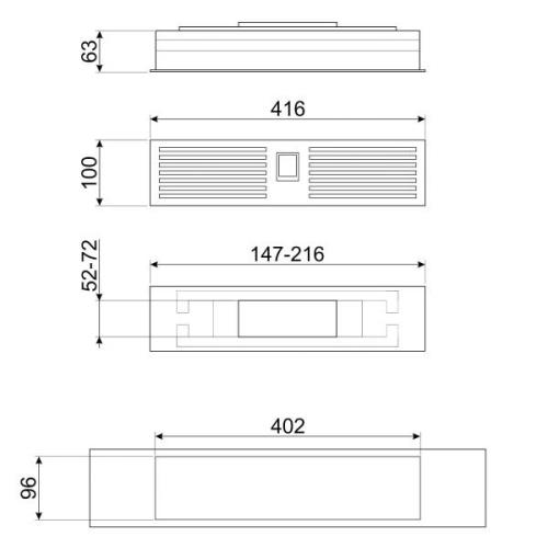 Smeg GRIDKDH12 gitter