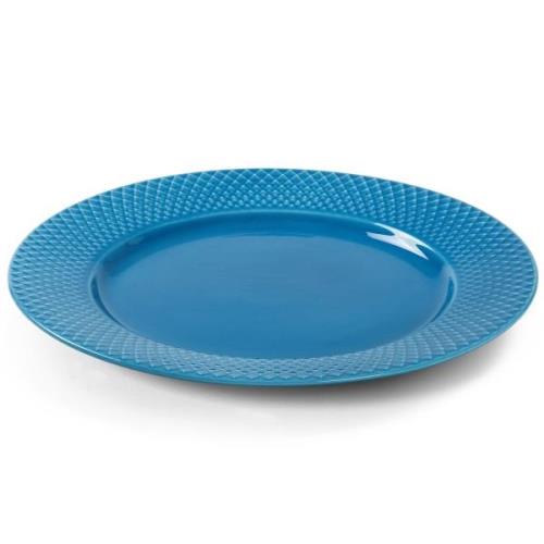 Lyngby Porcelæn Rhombe Color middagstallerken, 27 cm