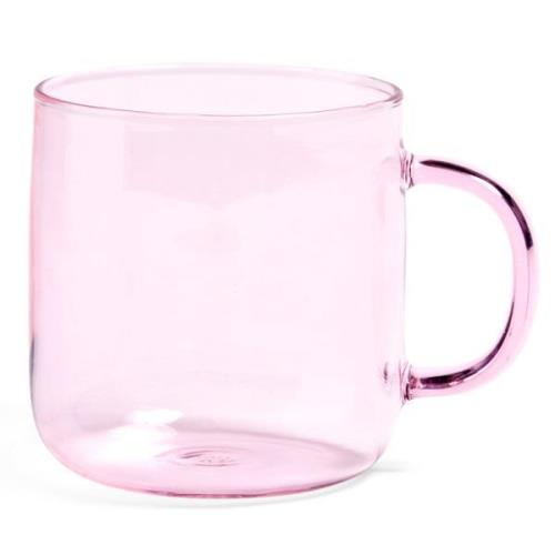 HAY Borosilicate krus, pink