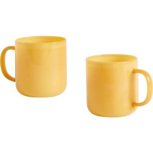 HAY Borosilicate krus, jade yellow, 2-pack