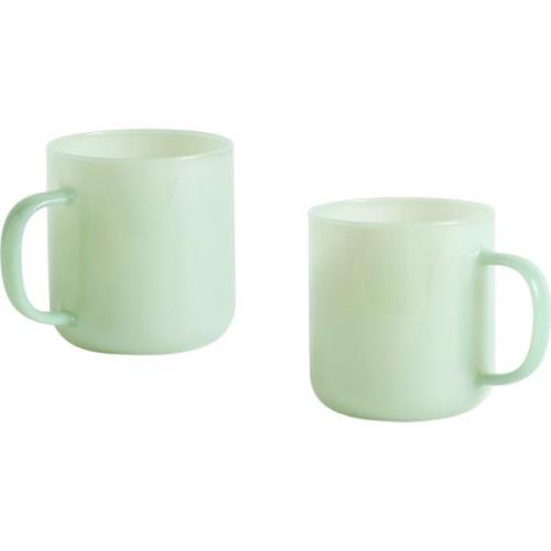 HAY Borosilicate krus, jade light green, 2-pack