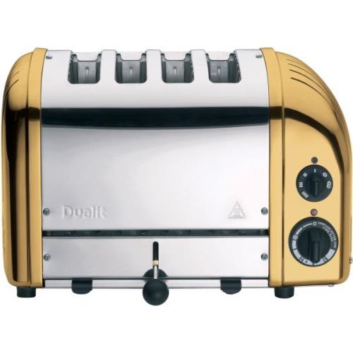 Dualit NewGen 4 skiver toaster, guld